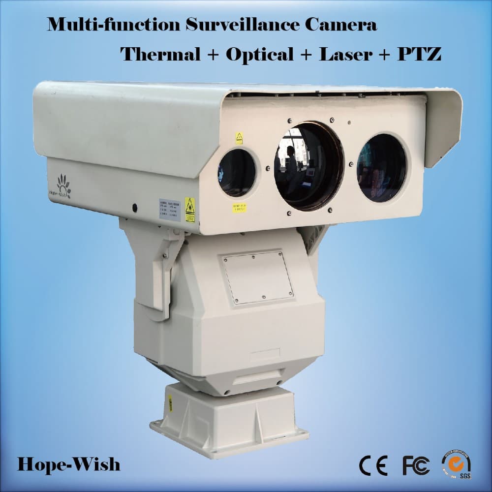 Rail Yard Security detection thermal imaging ip camera PTZ